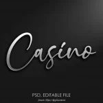 casino 3d logo mockup - title:Home - اورچین فایل - format: - sku: - keywords:وکتور,موکاپ,افکت متنی,پروژه افترافکت p_id:63922