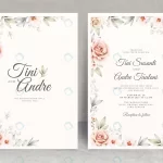 elegant wedding invitation card theme with floral crc19e9b955 size46.37mb - title:Home - اورچین فایل - format: - sku: - keywords:وکتور,موکاپ,افکت متنی,پروژه افترافکت p_id:63922
