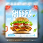 fast food burger social media promotion banner ps crcc413343f size8.65mb - title:Home - اورچین فایل - format: - sku: - keywords:وکتور,موکاپ,افکت متنی,پروژه افترافکت p_id:63922