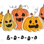 few orange pumpkins are laughing scaring halloween rnd503 frp29923413 - title:Home - اورچین فایل - format: - sku: - keywords:وکتور,موکاپ,افکت متنی,پروژه افترافکت p_id:63922