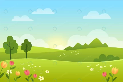 gradient spring landscape with field rnd635 frp6703284 - title:graphic home - اورچین فایل - format: - sku: - keywords: p_id:353984