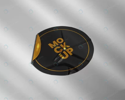 round crumpled sticker mockup with shadow crc0847ecb6 size115.18mb - title:graphic home - اورچین فایل - format: - sku: - keywords: p_id:353984