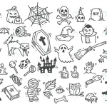 set halloween doodle rnd835 frp1406216 - title:Home - اورچین فایل - format: - sku: - keywords:وکتور,موکاپ,افکت متنی,پروژه افترافکت p_id:63922