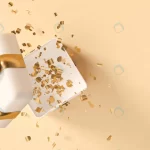 surprise white gift box gold ribbon with confetti crcb920b026 size9.17mb 8000x4000 - title:Home - اورچین فایل - format: - sku: - keywords:وکتور,موکاپ,افکت متنی,پروژه افترافکت p_id:63922