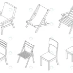 vector set isometric chairs outline illustration. crcdc657ec6 size1.74mb 1 - title:Home - اورچین فایل - format: - sku: - keywords:وکتور,موکاپ,افکت متنی,پروژه افترافکت p_id:63922