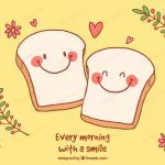 romantic background with cute toast characters crc2396f305 size1.56mb - title:Home - اورچین فایل - format: - sku: - keywords:وکتور,موکاپ,افکت متنی,پروژه افترافکت p_id:63922
