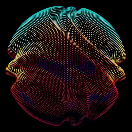 abstract vector colorful mesh sphere on dark crcd2968662 size8.56mb - title:graphic home - اورچین فایل - format: - sku: - keywords: p_id:353984