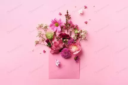 pink envelope with spring flowers crc80be6131 size10.30mb 6016x4016 - title:Home - اورچین فایل - format: - sku: - keywords:وکتور,موکاپ,افکت متنی,پروژه افترافکت p_id:63922
