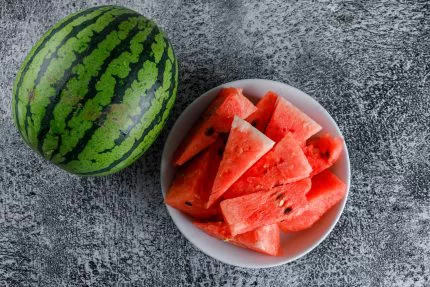 watermelon with slices grey grunge table crc8d042eda size19.33mb 6720x4480 - title:Home - اورچین فایل - format: - sku: - keywords:وکتور,موکاپ,افکت متنی,پروژه افترافکت p_id:63922