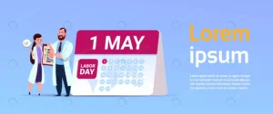 1 may international labor day holiday banner with doctors standing calender rnd674 frp4458745 - title:Home - اورچین فایل - format: - sku: - keywords: p_id:18