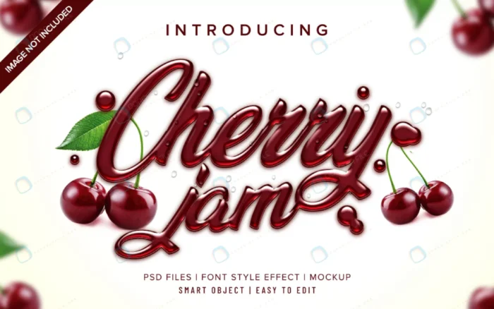 3d cherry jam font style effect template crced91b2c4 size3.25mb - title:تکست افکت با استایل گیلاس - اورچین فایل - format:PSD - فتوشاپ - sku:crced91b2c4 - keywords: p_id:83245