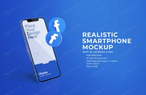 3d facebook icons with mobile screen mockup rnd923 frp12516598 - title:Home - اورچین فایل - format: - sku: - keywords: p_id:18