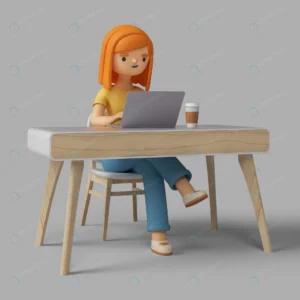 3d female character working desk with laptop crccf0be721 size51.16mb - title:Home - اورچین فایل - format: - sku: - keywords: p_id:18