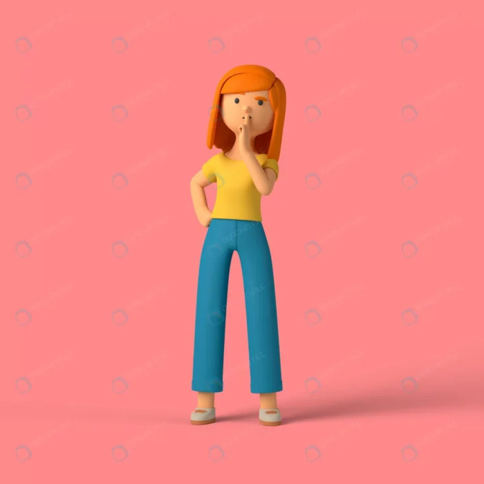 3d girl character thinking deeply crcd0ef07e4 size16.35mb - title:کارکتر سه بعدی دختر در حال فکر کردن - اورچین فایل - format:PSD - فتوشاپ - sku:crcd0ef07e4 - keywords: p_id:55442