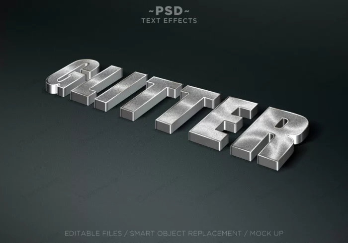 3d glitter silver style editable text effects crc742b573e size30.84mb - title:تکست افکت 3 بعدی فلزی - اورچین فایل - format:PSD - فتوشاپ - sku:crc742b573e - keywords: p_id:97633