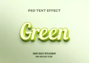 3d green bright text effect - title:Home - اورچین فایل - format: - sku: - keywords: p_id:18