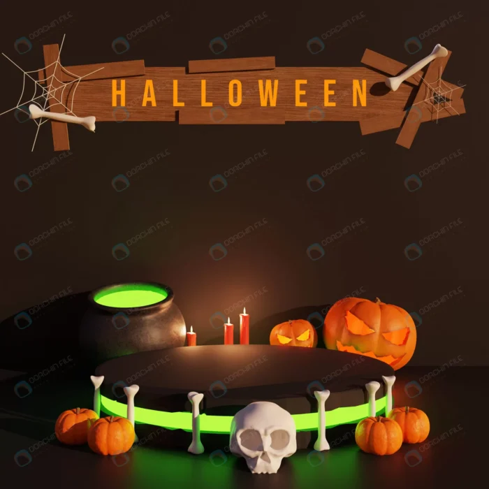 3d halloween podium product sale with pumpkin 1.webp crc1f83a5f3 size22.36mb 1 - title:نمایش محصول با استایل هالووین - اورچین فایل - format:PSD - فتوشاپ - sku:crc1f83a5f3 - keywords: p_id:43641