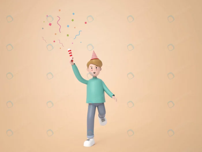 3d illustration character cute teenager male part crc8933f200 size91.89mb - title:کاراکتر 3 بعدی لایه باز پسر نوجوان در حال شادی - اورچین فایل - format:PSD - فتوشاپ - sku:crc8933f200 - keywords: p_id:58035