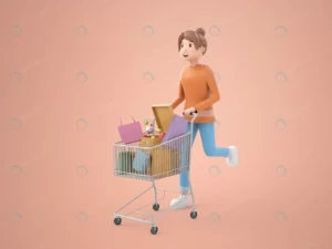 3d illustration character woman with shopping car crcaa19b9e4 size103.01mb 1 - title:Home - اورچین فایل - format: - sku: - keywords: p_id:18