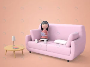 3d illustration lovely girl listening music sofa crc7eb68615 size128.35mb - title:Home - اورچین فایل - format: - sku: - keywords: p_id:18