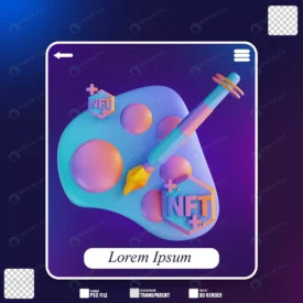 3d illustration nft color palette 3 rnd963 frp25120455 - title:Home Main - اورچین فایل - format: - sku: - keywords: p_id:18