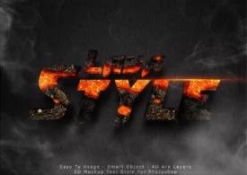 3d lava mockup text style effect - title:Home Main - اورچین فایل - format: - sku: - keywords: p_id:18