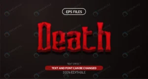 3d red decorative death editable text effect eps crce2332264 size3.82mb - title:Home - اورچین فایل - format: - sku: - keywords: p_id:18