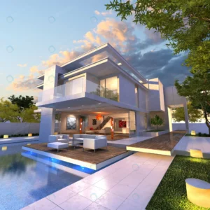 3d rendering impressive villa with pool crc91119355 size11.95mb 4000x4000 - title:Home - اورچین فایل - format: - sku: - keywords: p_id:18