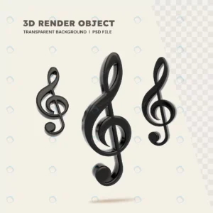 3d rendering musical note rnd890 frp20983277 - title:Home - اورچین فایل - format: - sku: - keywords: p_id:18