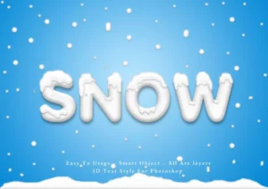 3d snow text style effect 1 - title:Home - اورچین فایل - format: - sku: - keywords: p_id:18