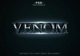 3d venom effects editable text - title:Home Main - اورچین فایل - format: - sku: - keywords: p_id:18