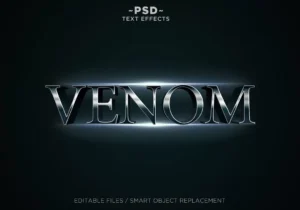 3d venom effects editable text - title:Home - اورچین فایل - format: - sku: - keywords: p_id:18