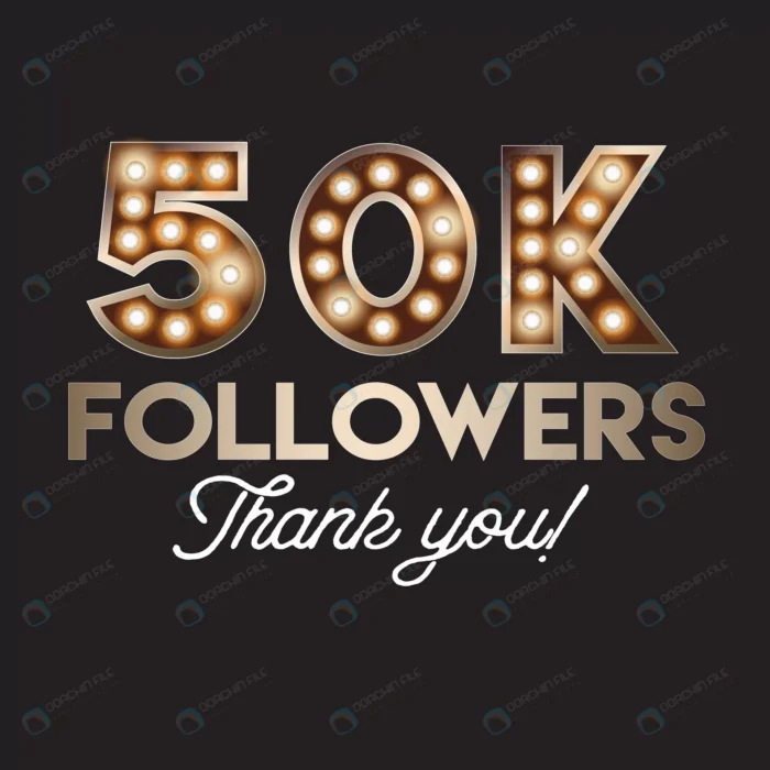 50k followers thank you banner crc66aec866 size17.42mb - title:وکتور طرح 50k شدن فالوور اینستاگرام - اورچین فایل - format:EPS - وکتور - sku:crc66aec866 - keywords: p_id:39585