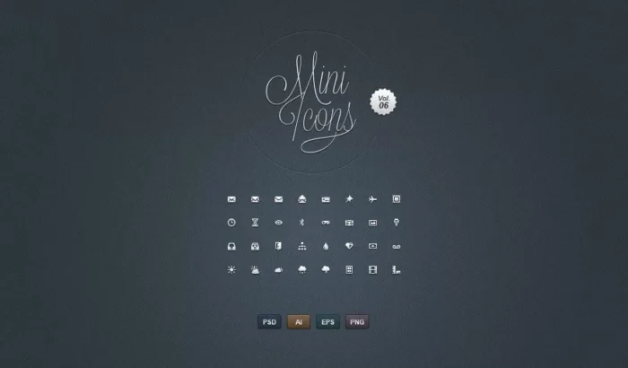 Mini icons set Vol6 PIXEDEN - title:آیکون برای وبسایت و اپلیکیشن سری 1 تا 6 - اورچین فایل - format:PSD - فتوشاپ - sku:3528 - keywords: p_id:29147