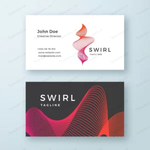 abstract blend swirl business card template elega crcb7a77830 size3.40mb - title:Home - اورچین فایل - format: - sku: - keywords: p_id:18