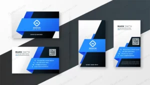 abstract blue geometric business card design temp crc71559624 size2.00mb - title:Home - اورچین فایل - format: - sku: - keywords: p_id:18