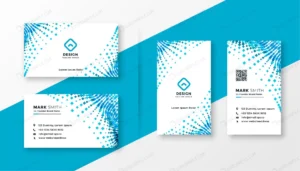 abstract blue halftone business card design set crc296c19aa size2.98mb - title:Home - اورچین فایل - format: - sku: - keywords: p_id:18