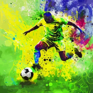 abstract brazil soccer player with ball rnd373 frp34594595 - title:Home - اورچین فایل - format: - sku: - keywords: p_id:18