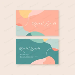 abstract business card template with pastel color crce568f5f5 size3.70mb - title:Home - اورچین فایل - format: - sku: - keywords: p_id:18