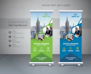 abstract corporate business roll up banner design crcba9783ad size3.50mb - title:Home - اورچین فایل - format: - sku: - keywords: p_id:18