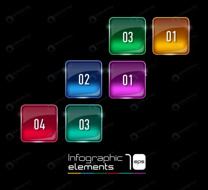 abstract digital illustration infographic 2 crc170b6740 size0.71mb - title:دکمه شیشه ای با فرمت وکتور - اورچین فایل - format:EPS - وکتور - sku:crc170b6740 - keywords: p_id:40670
