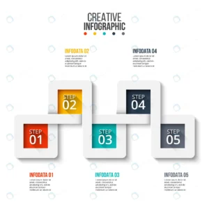 abstract elements graph diagram with 5 steps crea crc885be6e9 size1.59mb - title:Home - اورچین فایل - format: - sku: - keywords: p_id:18