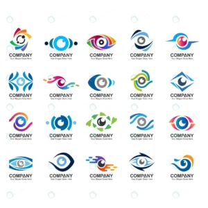 abstract eyes logo template eye icons eye logo set rnd581 frp2950570 - title:Home - اورچین فایل - format: - sku: - keywords: p_id:18