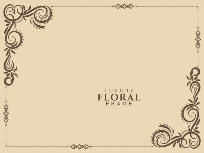 abstract floral frame vintage background vector crc09282d42 size1.03mb - title:وکتور طرح و حاشیه فلورال - اورچین فایل - format:EPS - وکتور - sku:crc09282d42 - keywords: p_id:38429