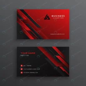 abstract geometric red business card template rnd991 frp27338409 - title:Home Main - اورچین فایل - format: - sku: - keywords: p_id:18