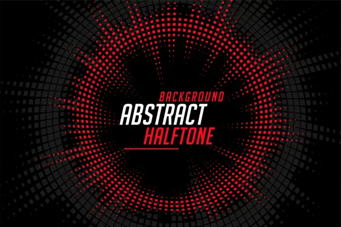 abstract halftone circular lines red black patter crc4ac2edd3 size2.89mb - title:وکتور پس زمینه سبک هافتون - اورچین فایل - format:EPS - وکتور - sku:crc4ac2edd3 - keywords: p_id:97361