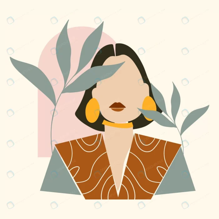 abstract hand drawn woman portrait illustrated.jp crc585fbb21 size0.61mb - title:وکتور پرتره زن - اورچین فایل - format:EPS - وکتور - sku:crc585fbb21 - keywords: p_id:79687