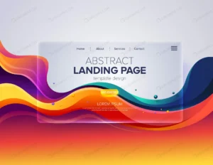 abstract landing page design crccdd0730a size4.60mb - title:Home - اورچین فایل - format: - sku: - keywords: p_id:18