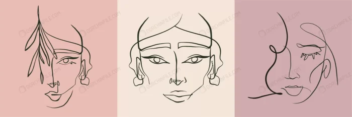 abstract line woman face collection crcbbeab98e size1.62mb - title:لاین آرت چهره زن با فرمت وکتور - اورچین فایل - format:EPS - وکتور - sku:crcbbeab98e - keywords:لاین آرت چهره زن با فرمت وکتور, وکتور, تصویر خطی, خانم, دختر, فایل تکی, کاراکتر p_id:95513