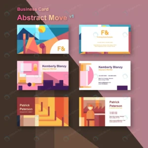 abstract move business cards template rnd904 frp6524814 - title:Home - اورچین فایل - format: - sku: - keywords: p_id:18